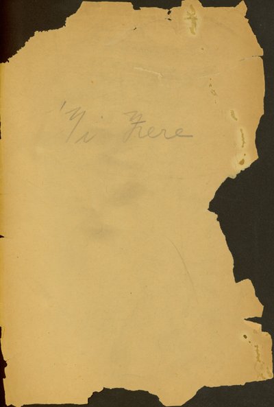 هناك عدة صفحات مفقودة من المخطوطة بواسطة كيت شوبان